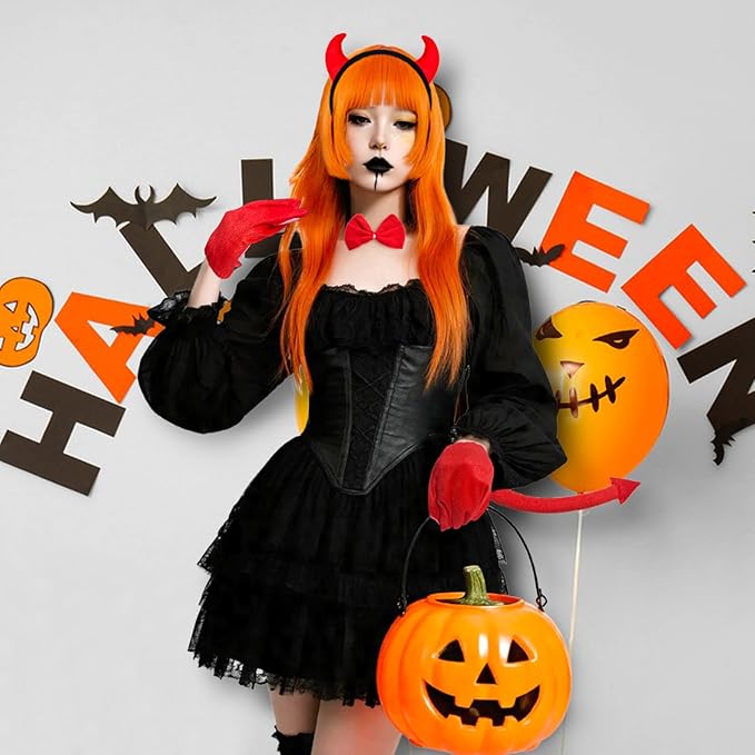 ONEPEACE Halloween Animal Costume Accessory Set for Halloween Party, Birthday, Christmas, Cosplay Animal Fancy Dress up