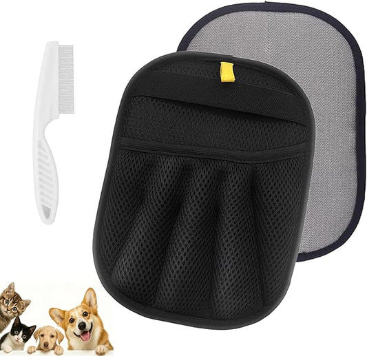 Pet Hair Removal Glove for Cats & Dogs,Five-Finger Electrostatic Pet Hair Remover Glove for Pets Hair,Practical Pet Hair Mitt for Clothes,Couch,Furniture,Car Seat,Multi-Functional Beauty Gloves (1Pc)