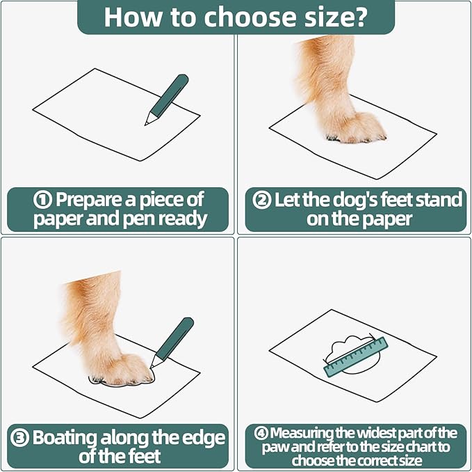 Hcpet Dog Shoes, Dog Boots for Large Dogs, Waterproof Dog Booties Paw Protector for Summer Hot Pavement, Winter Snowy Day, Outdoor Walking, Indoor Hardfloors Anti Slip Sole Orange Size 8