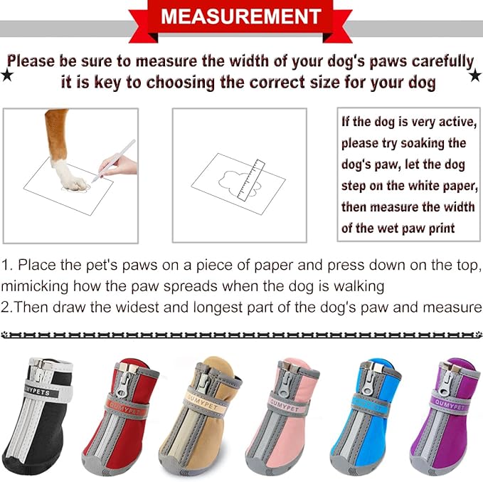 QUMY Dog Shoes for Small Dog, Puppy Dog Boots & Paw Protectors for Winter, Summer Hot Pavement, Waterproof in Rainy Weather, Ourdoor Walking, Indoor Hardfloors Skid-Resistant Soles Khaki Size 2