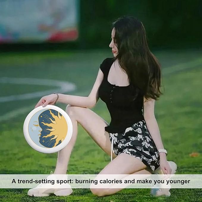 Phoenix Outdoor Flying Disc Fire Phoenix Black Ultimate Disc 175g for Boys Girls Men Women Birthday Christmas