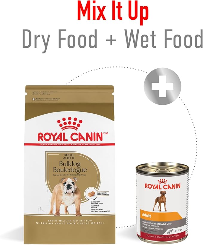 Royal Canin Bulldog Adult Dry Dog Food, 30 lb bag