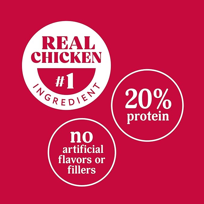 Milo's Kitchen Homestyle Dog Treats, Chicken & Apple Sausage Slices, 18 Ounce, High Protein, No Artificial Flavors