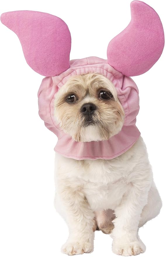 Disney Winnie the Pooh: Piglet Pet Costume Accessory Set for For Dogs or Cats by Rubies, S/M