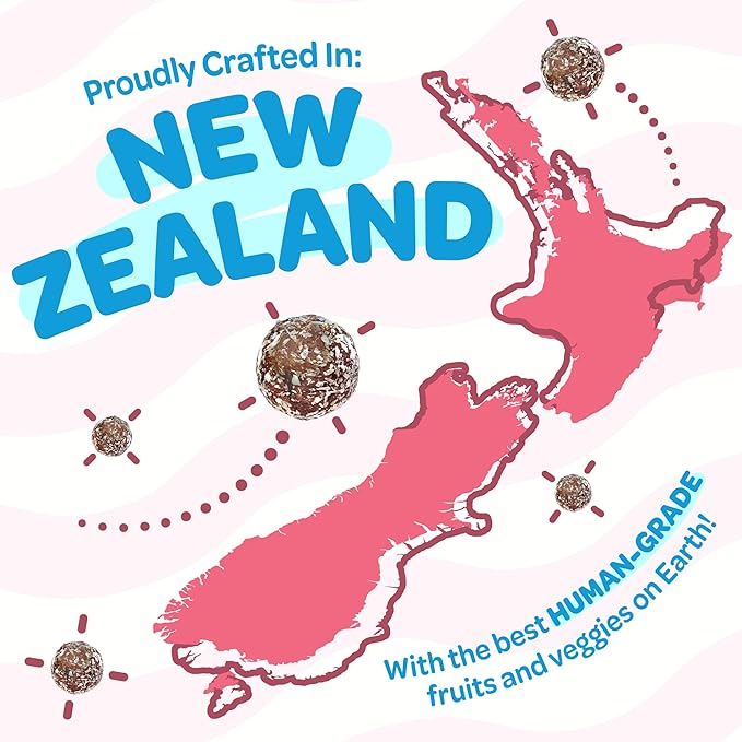 Cranberry, Apple, & Pumpkin Dog Treats - Grain Free Healthy Dog Pumpkin Treats - Gluten Free, Non-GMO, Clean & Nutritious, Plant Based Vegan Ingredients - 18pk