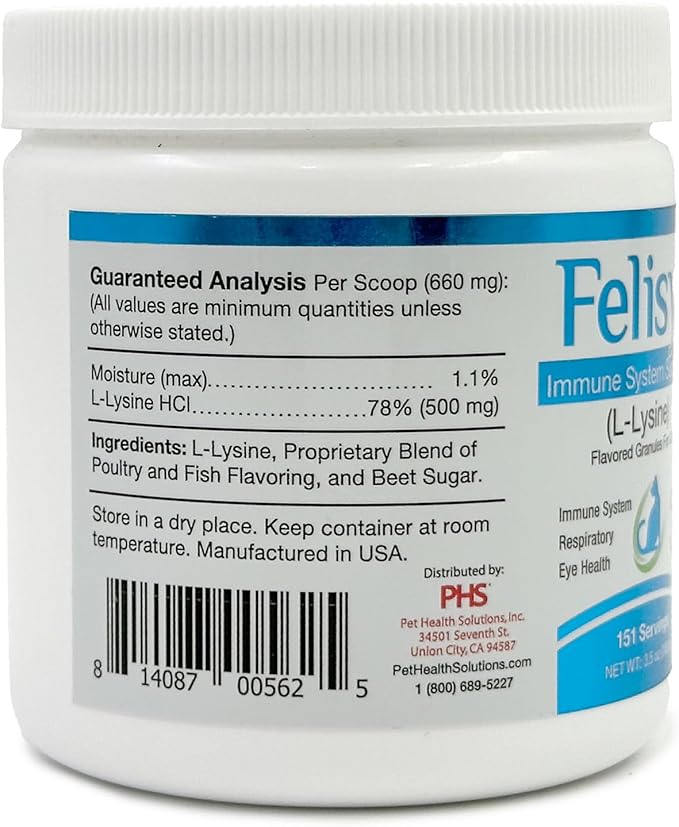 Felisyl Immune System Support(L-Lysine) Granules for Cats 3.5oz(100g)