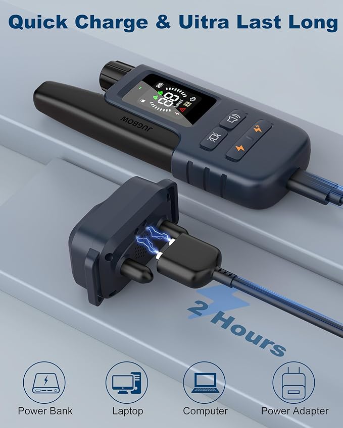 Jugbow Dog Collar - 4200FT Dog Training Collar with Remote IPX8 Waterproof Electric Collar with 4 Training Modes, Security Lock, Rechargeable e-Collar for All Breeds