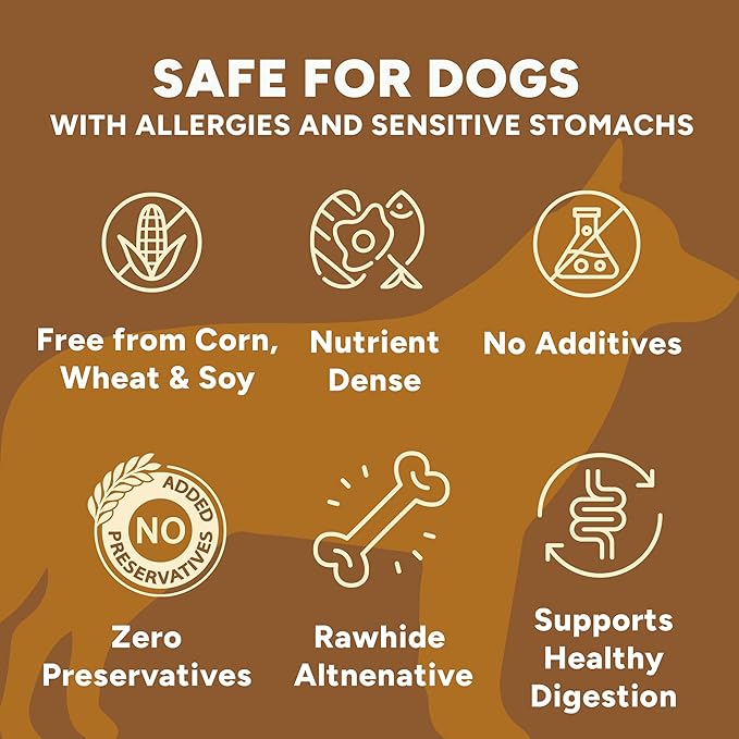 Gaines Family Farmstead Peanut Butter Coated Sweet Potato Dog Bones – 40 oz Bag, Grain-Free, Chewy, Natural Dog Treats for Digestion, Skin, Energy & Immunity – Limited Ingredient, Made in USA