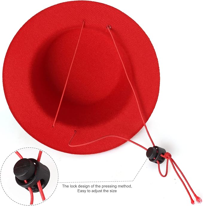 Yewong Pet Fascinators Hat Formal Top Costume Set Mesh Feather Fascinator Veil Kentucky Derby with Pearl Collar for Christmas Weeding Photo Props Party (Red) (BH-YF0090)