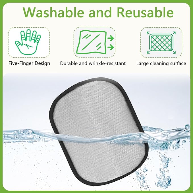 Pet Hair Removal Glove for Cats and Dogs - Electrostatic Pet Hair Remover Glove | Reusable Brush Pet Hair Remover for Couch, Carpet, Car Seat & Laundry