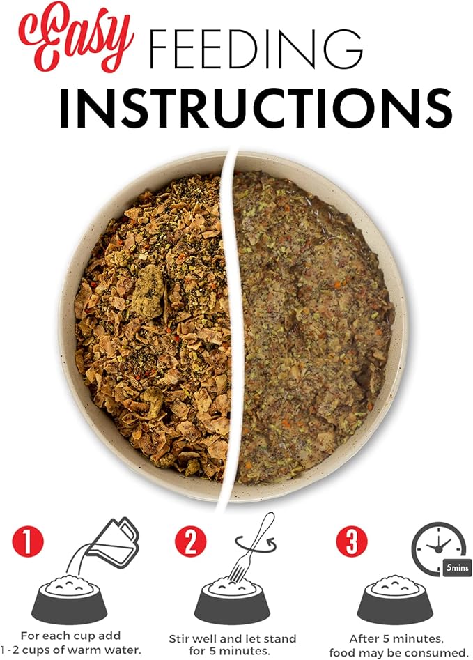 Macanna Grandma Lucy's Grain-Free Turkey Freeze-Dried Dog Food 3 Lbs., Brown