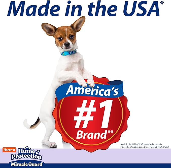 New! Hartz Home Protection Miracle Guard Lavender Scented Dog Pads, Regular Size 25 Count, 24 Hour Use, Won't Leak and Odor Eliminating