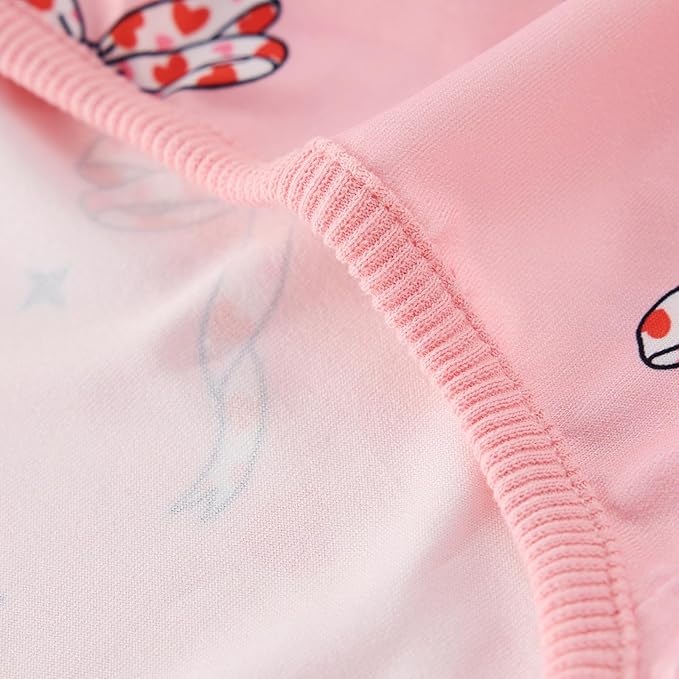 Dog Pajamas Onesie for Small & Medium Dogs - Polyester, Cozy, Wrinkle-Resistant Four-Legged Apparel (Light Pink, Medium)