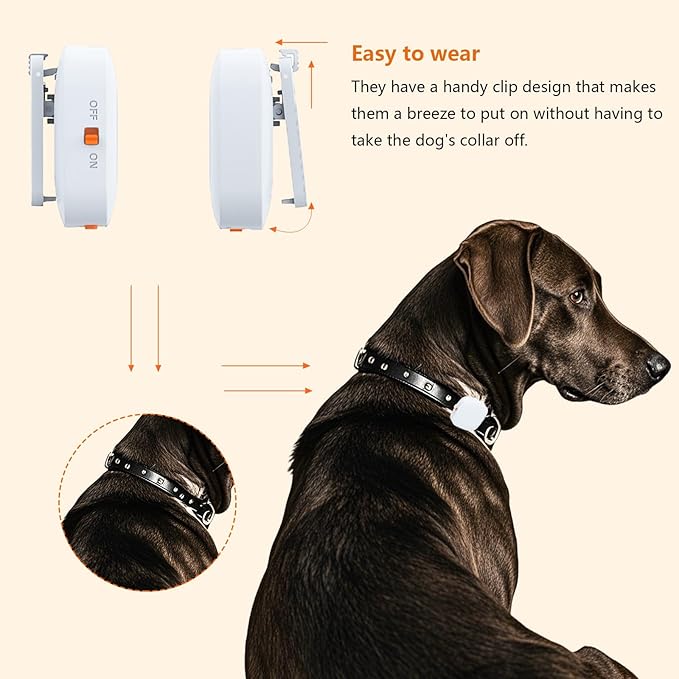 Dog Training Device with Remote Controller, Dog Vibration Collar Correction Device with Vibration, Rechargable Training Tool for Small, Medium and Large Dogs