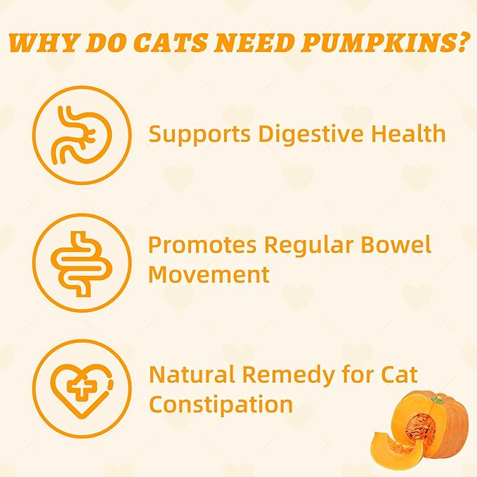 Wellix 13.5oz Healthy Cat Treats Pumpkin Flavor - Chicken Formula Stomach Sensitive Kitten Snacks for Digestive Support - Cat Constipation Relief Low Calorie Food Topper for Cats