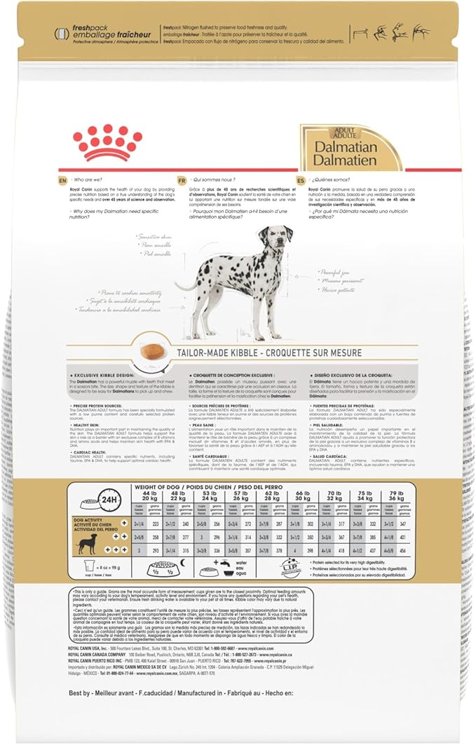 Royal Canin Dalmatian Adult Dry Dog Food, 30 lb bag