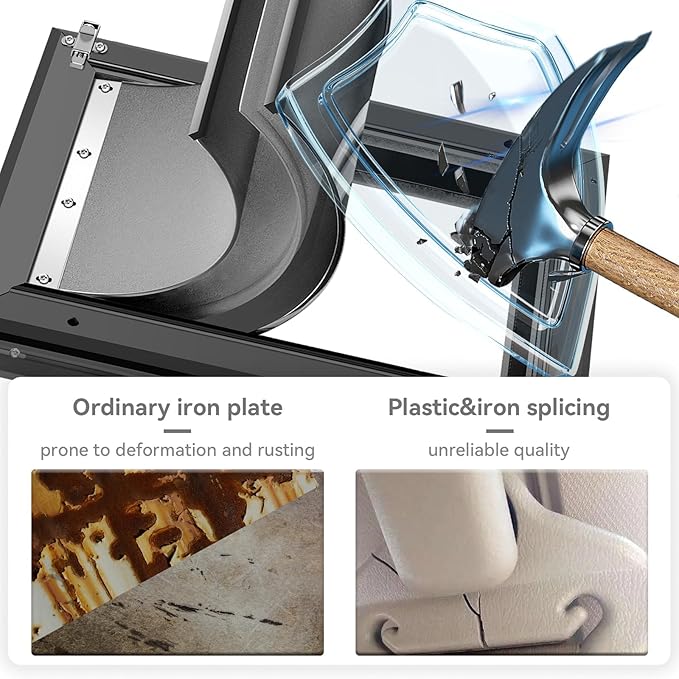 [Petoasis] Heavy Duty Aluminum Dog Door with Lock,3 Flap Insulated Doggie Doors with Installation Manual,Durable and Rust Resistant, Patent: USD1057087S, (Black, XLarge for Door)