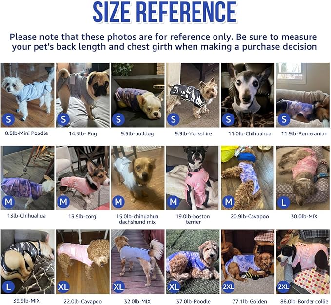 Lukovee Recovery Suit for Dogs, Zipper On Recovery Suit for Female Male Dog, Onesie Abdominal Wounds Cone E-Collar Alternative Prevent Licking Spay Recovery Suit (4XL, PU)