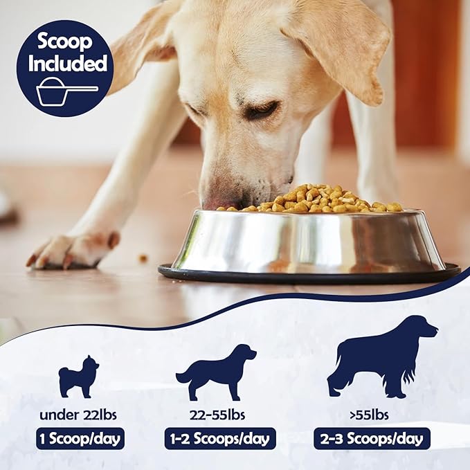 Dog Dental Care - 3.52oz Brown Seaweed Teeth Cleaning Powder, Effective Plaque & Tartar Remover, Bad Breath Treatment