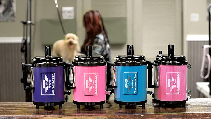 METROVAC AFTD-3V: Air Force Commander Variable Speed Dryer - Purple | 4.0 HP | Professional Pet Grooming Blower | Made in USA