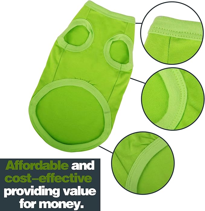 Elevate Your Dog's Fashion Quotient with Colorful and Breathable Sleeveless Cotton Shirts! Perfect Pet Apparel for Small to Medium Dogs Gray 3XL