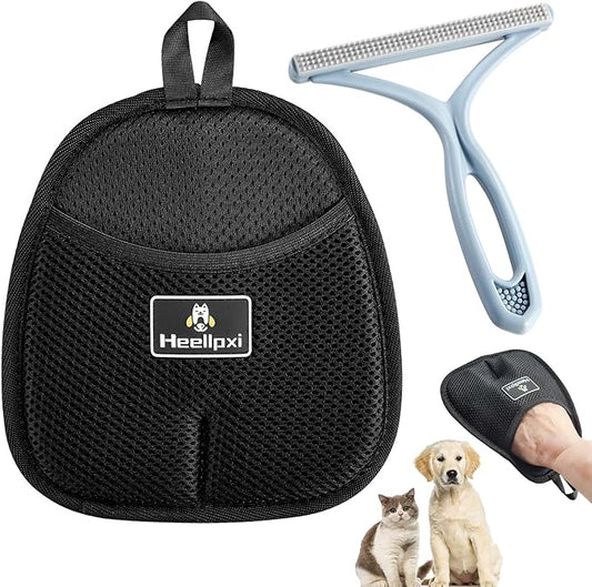 1Pcs Electrostatic Gloves Pet Hair Removal, Pet Hair Remover Glove, Washable Reusable Dogs Cats Hair Gloves for Furniture Bed Sheets Couch Clothes Carpet Car