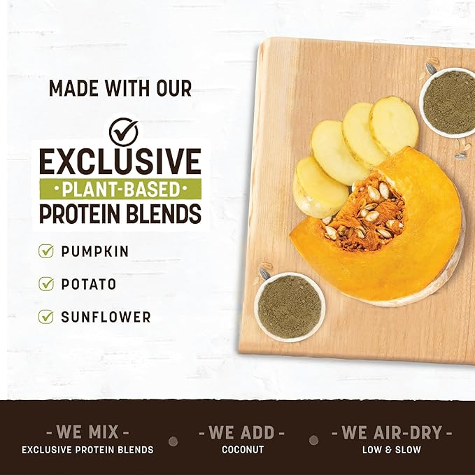 Earth Animal Wisdom Air-Dried Jerky From the Seed Recipe | Dog Treats | Dog Snacks | Premium Natural Plant-Based Jerky Strips | 4 oz |Made in the USA (Pack of 1)