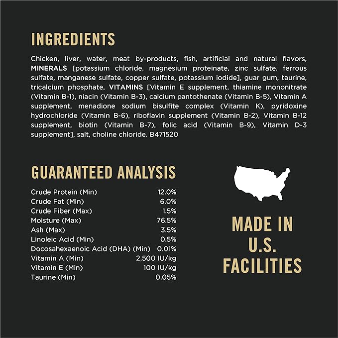 Purina Pro Plan Grain Free Pate Wet Kitten Food, Chicken Entree - (Pack of 24) 3 oz. Pull-Top Cans