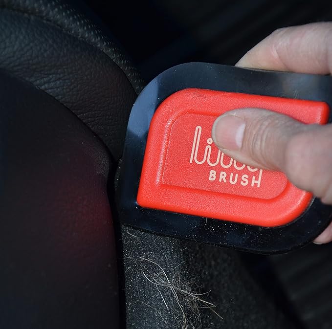 Lilly Brush Mini Pet Hair Detailer | Reusable Fur Remover for Car Interior, Carpet, Couch & Furniture