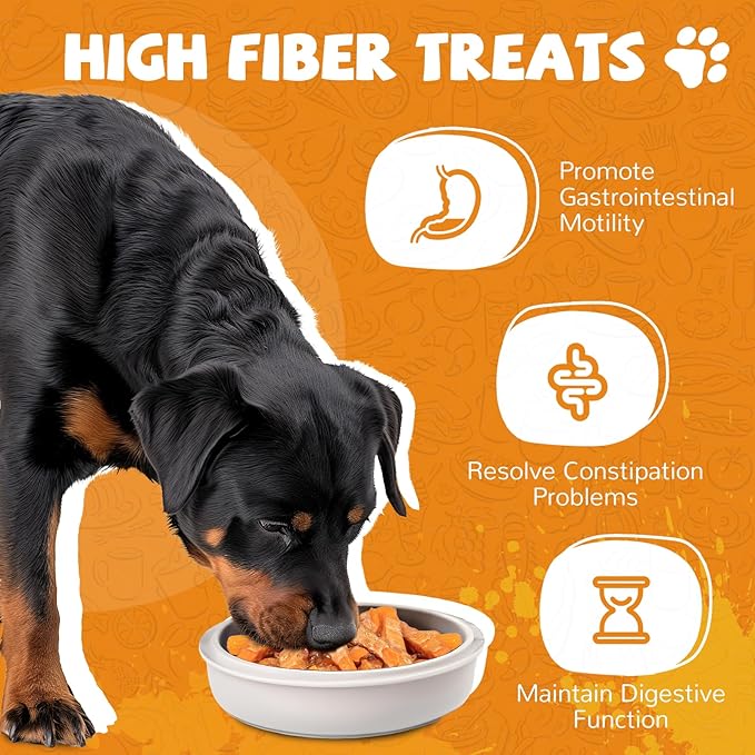 Dog Treats Chicken Jerky Wrapped Sweet Potato, Natural Ingredients w/Taurine, Grain Free Dog Treats, 12.5 oz