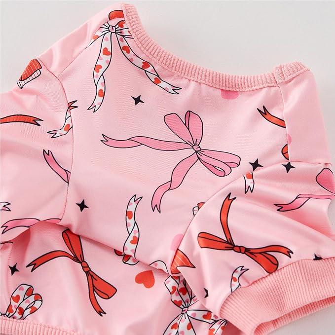 Dog Pajamas Onesie for Small & Medium Dogs - Polyester, Cozy, Wrinkle-Resistant Four-Legged Apparel (Light Pink, Large)