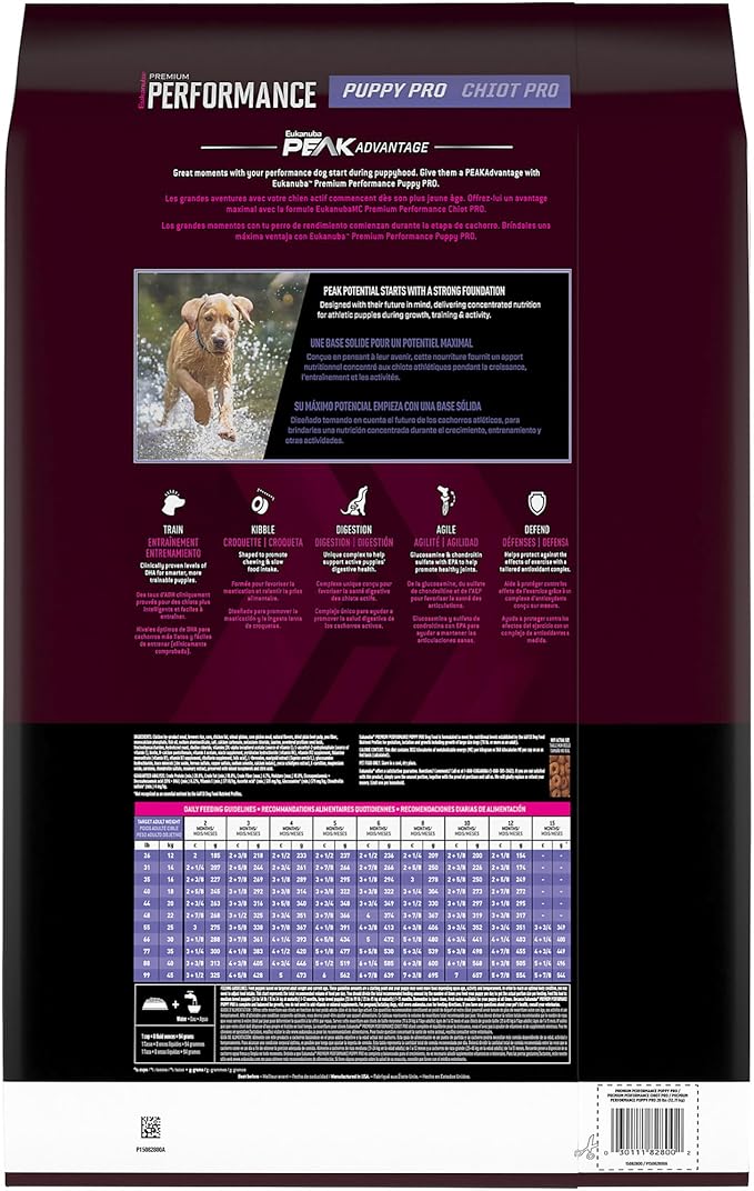EUKANUBA Premium Performance Puppy Pro Puppy Dry Dog Food, 35 lb Bag