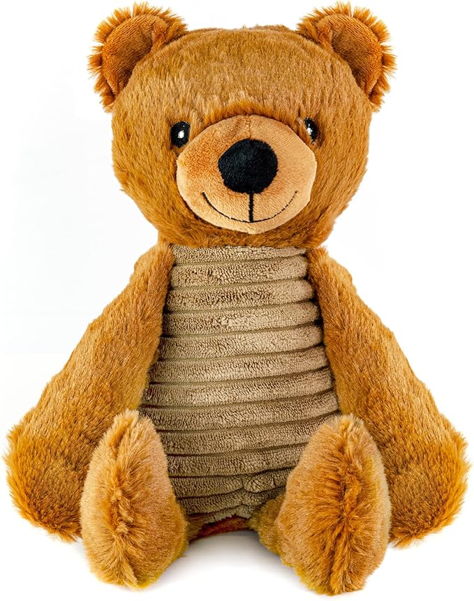 Giftable World Safari Pet Plush Toy with Squeaker (Bear, Rhino, Elephant)