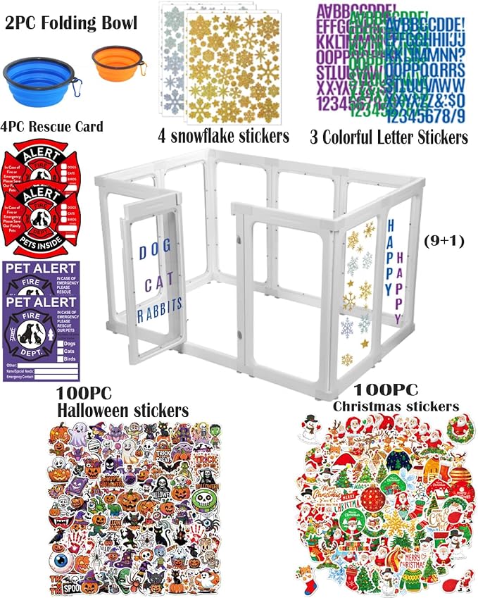 Extra 2 Panels for Acrylic Dog Pen