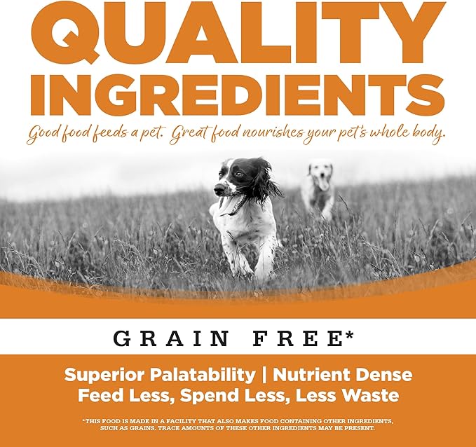 NutriSource Grain Free Dry Dog Food, Lamb Meal and Peas, 12LB