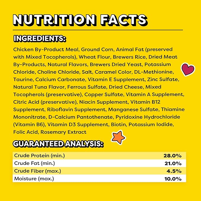 Temptations Classic Crunchy and Soft Cat Treats, Seafood Medley Flavor, 6.3 oz. Pouch (Pack of 10)