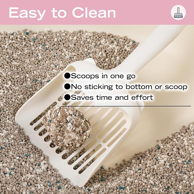 Corn & Bentonite Cat Litter, Strong Clumping Litter, Odor Control, Easy Scooping, Clumps Lift Cleanly, Low Dust, 5.5 LB x 3 Bags