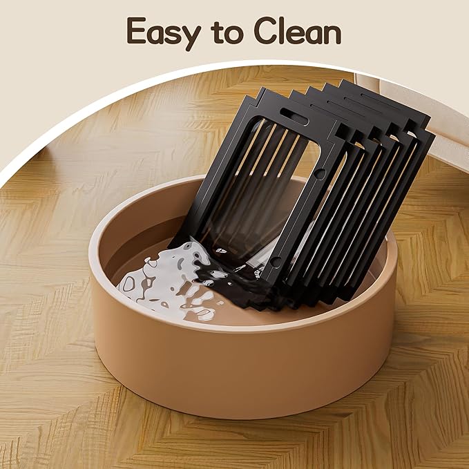 Jalove Clear Acrylic Dog Playpen Indoor, 12 PCS Plastic Puppy Playpen with Door, Cat Rabbit Ferret Pet Play Pen, Easy Assemble Dog Fence Crate Kennel Whelping Cage Enclosure for Small Dogs, Black