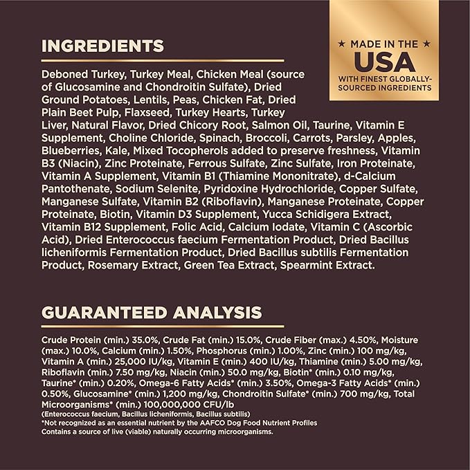 Wellness CORE RawRev Grain-Free Dry Dog Food, Natural Ingredients, Made in USA with Real Freeze-Dried Meat (Adult, Turkey, 4 lbs) (Pack of 2)