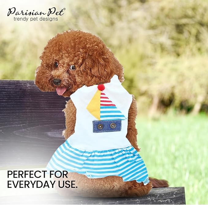 Boat Dog Dress by Parisian Pet