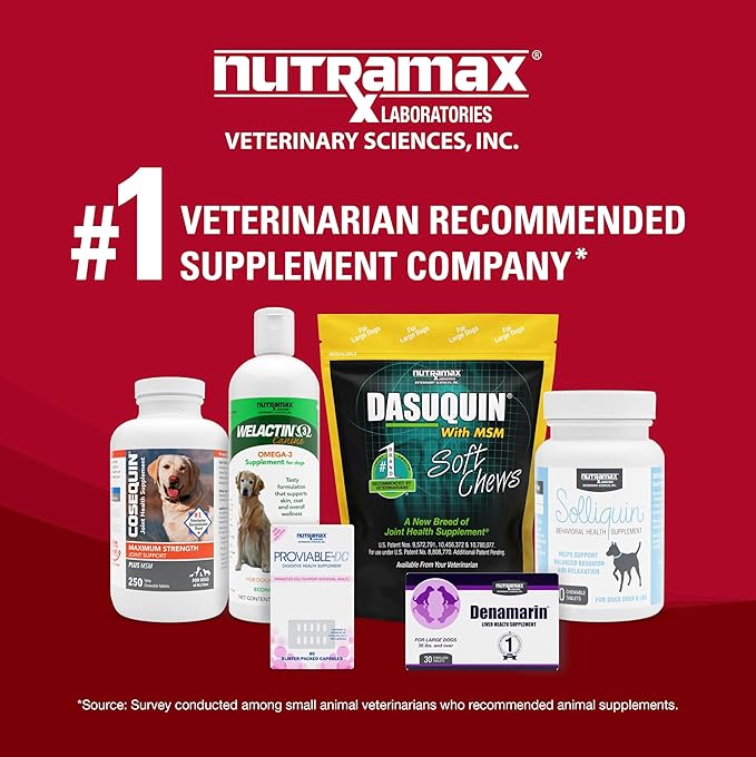 Nutramax Laboratories Crananidin Cranberry Extract Urinary Tract Health Supplement for Dogs, 75 Chewable Tablets