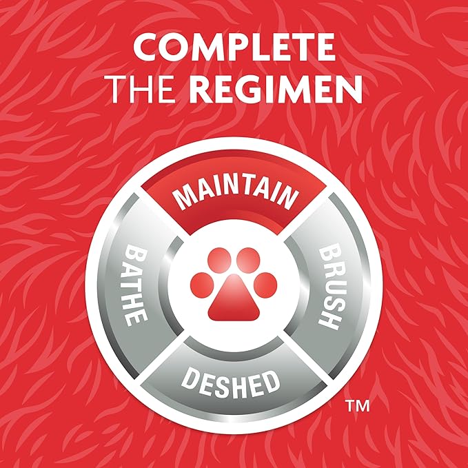 FURminator Tub-Free Deshedding Foam Comb, 3 Ounces, Grooming Comb for Dogs Helps Freshen Coat and Reduce Odors with No Rinsing