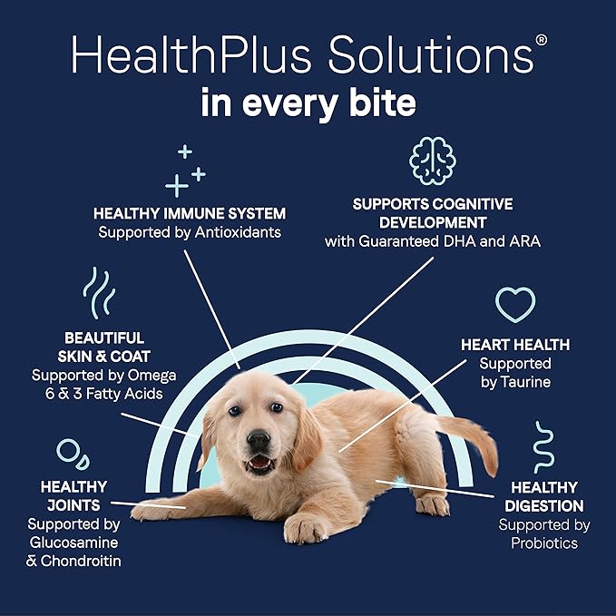 Canidae Pure Limited Ingredient Premium Puppy Dry Dog Food, Real Chicken, Lentil & Whole Egg Recipe, 22 lbs, Grain Free