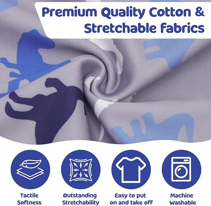 Dog Pajamas Large Size, Big Dog Onesie Clothes, Anti Shedding and Licking, Post Surgery Recovery Pet Pjs, Cotton Soft Material Stretchable Pet Pajamas U-COSP06XL