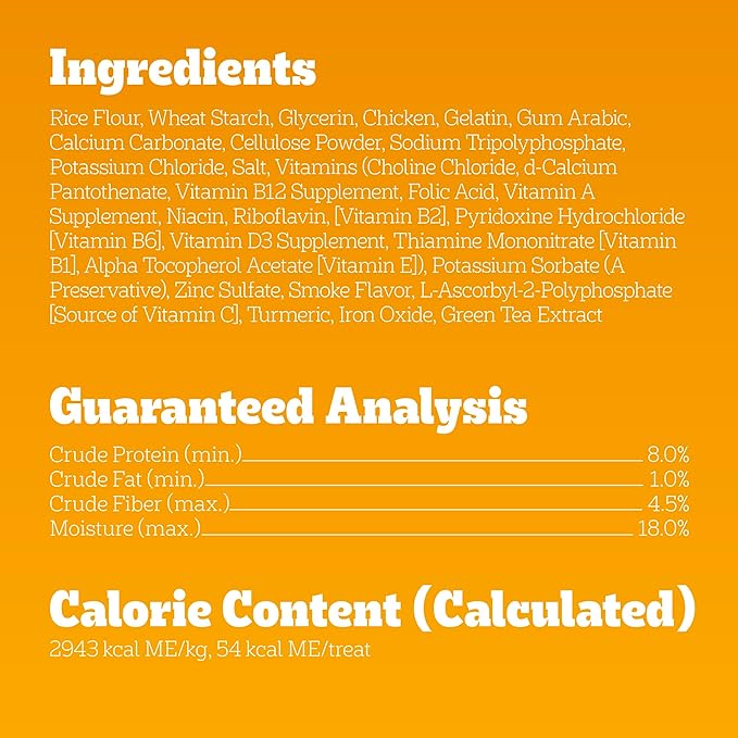 Pedigree Dentastix Small & Medium Breed Dog Treats, Original with Real Chicken, (4) 25ct Bags (100 Treats Total)