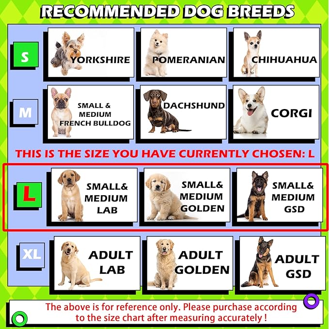 Hard & Heavy Plastic Dog Cone Collar Alternative for Lab Golden GSD (Small&Medium Sized), Adjustable Elizabethan Protective Cone for Healing, Comfortable Pet Recovery Collar Cone of Shame Anti-Lick