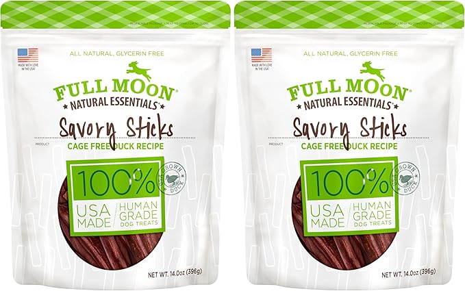 Full Moon Essential Duck Savory Sticks 14.0 oz (Pack of 2)