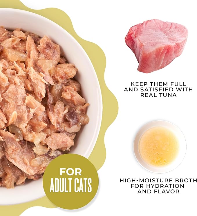 Tiki Cat Gelee Wet Cat Food, Tuna, 2.8 oz. Pouch (12 Count)