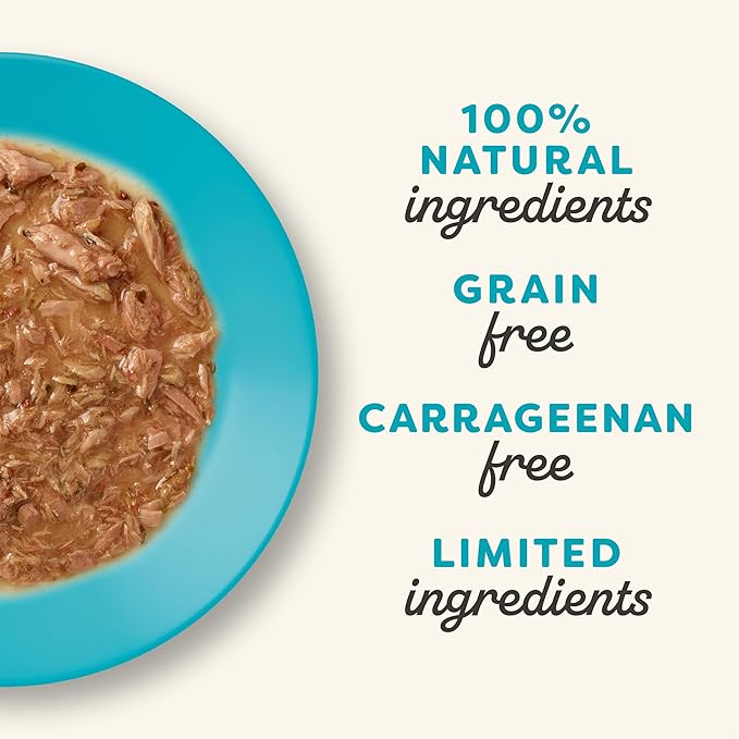 Applaws Natural Wet Cat Food in Gravy, Limited and Natural Ingredients, High Protein with No Artificial Additives, Tuna Fillet in Gravy (12 x 2.47oz Pouches)