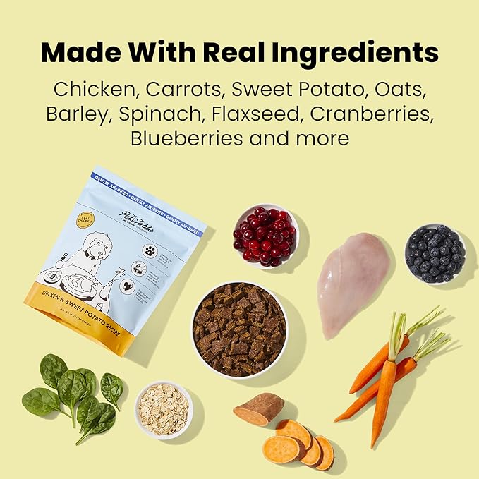 The Pets Table Chicken & Sweet Potato Air Dried Dog Food, 3 lb / 48 oz (Pack of 2)